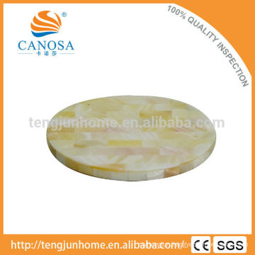 Decorative Tableware Chinese freshwater shell cup coaster